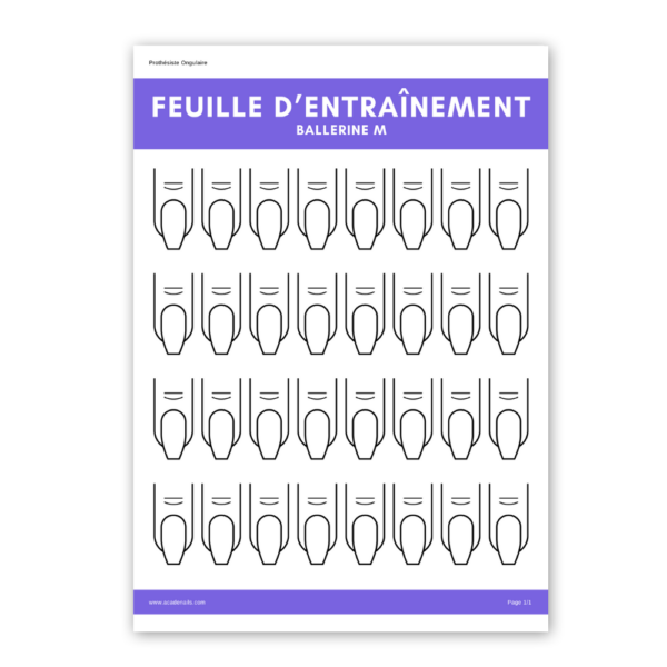 Feuille d entraînement ballerine m pdf Feuille d entraînement ballerine m pdf