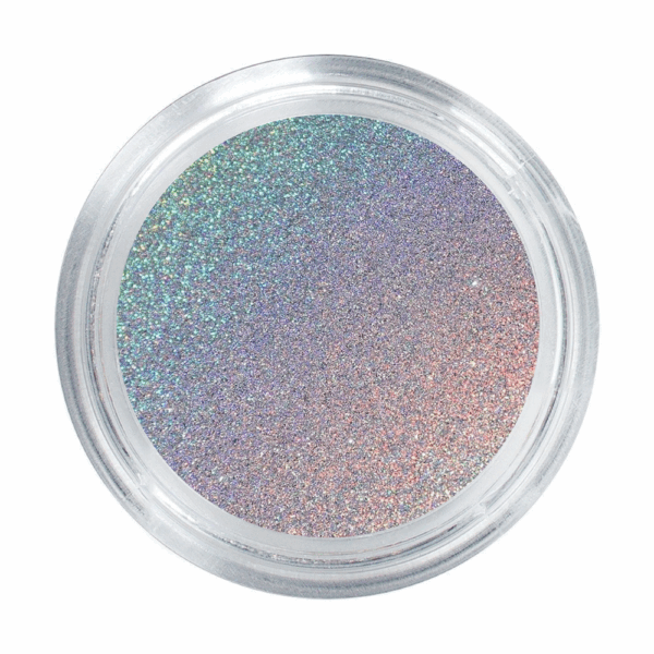 Paillettes Ultrafines Biodégradables - Argent Holographique - Sans Microplastiques